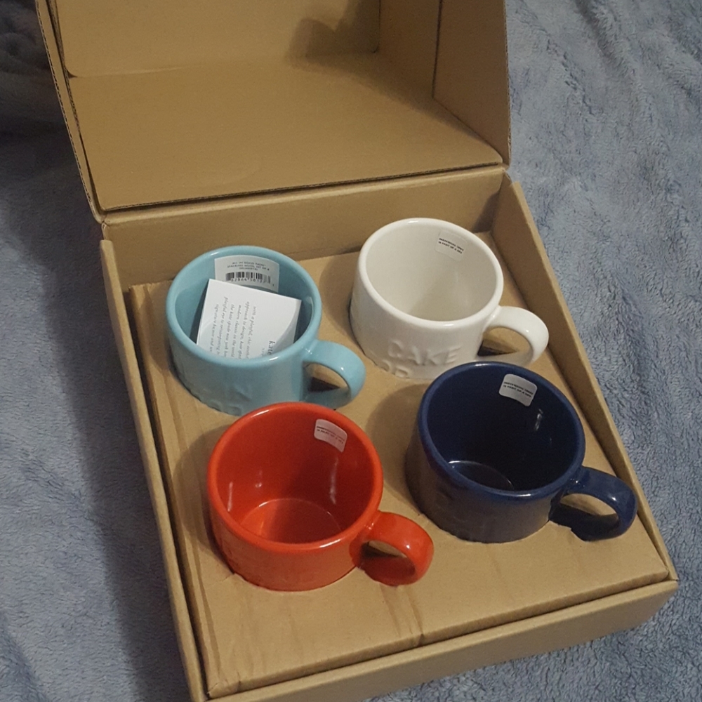 Kate Spade Stacking Coffee Mugs/cups